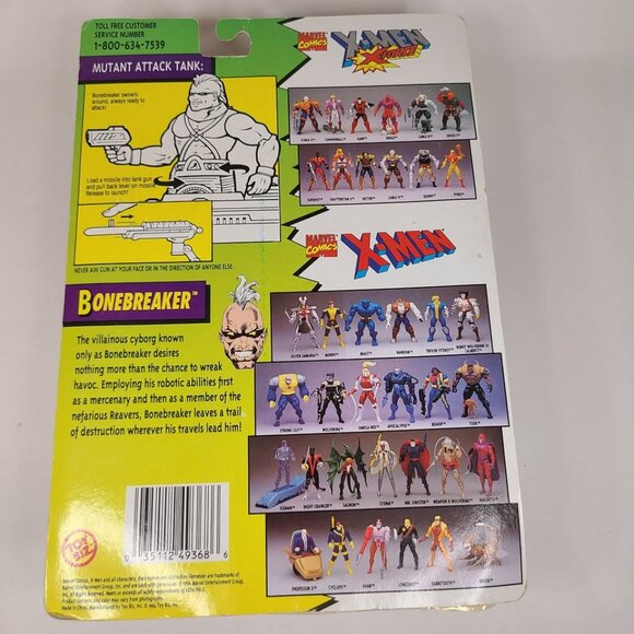 Marvel X-men Evil Mutants Bonebreaker Figure Toybiz 1994 - Picture 2 of 6